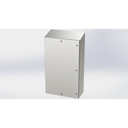 Saginaw Control & Engineering 1/4 Turn Latch Electrical Enclosures, 60 in H, 16 in D, 36 in W, NEMA 3R, 4, 4X, 12, 13 SCE-60EL3616SSST